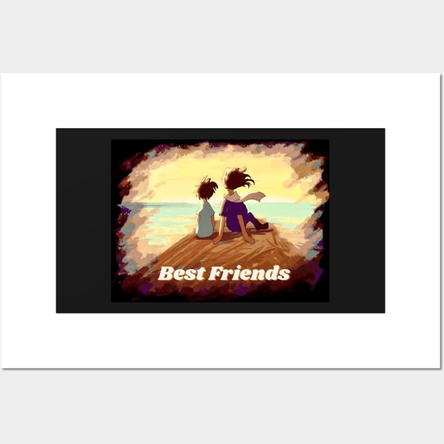 Best Friends Wall Art by Grahamgc